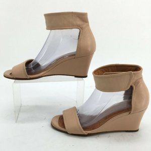 Chie Mihara Suspiro Tan Wedge Sandals 6.5 37